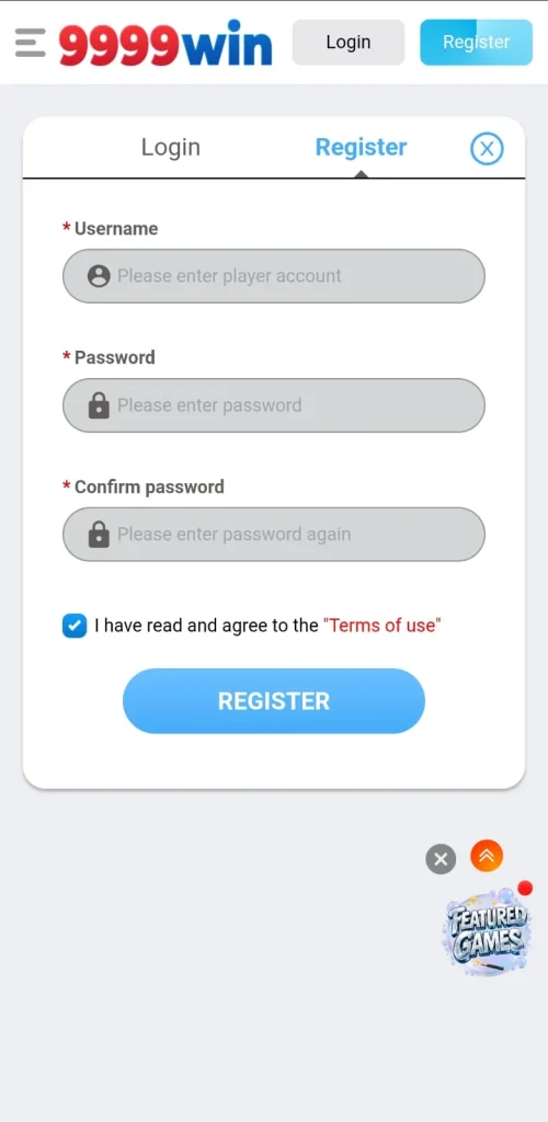 9999 Game Register