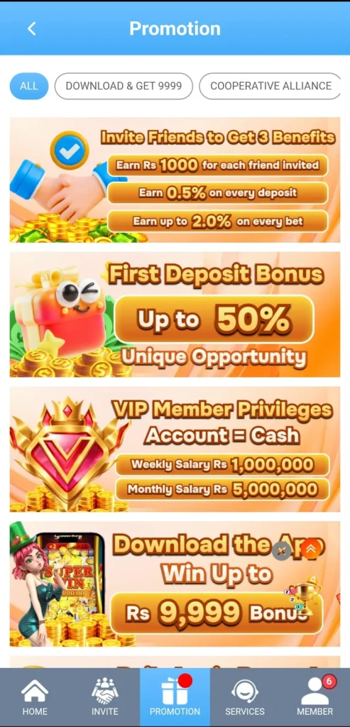 Rewards and Bonuses of 9999 Game